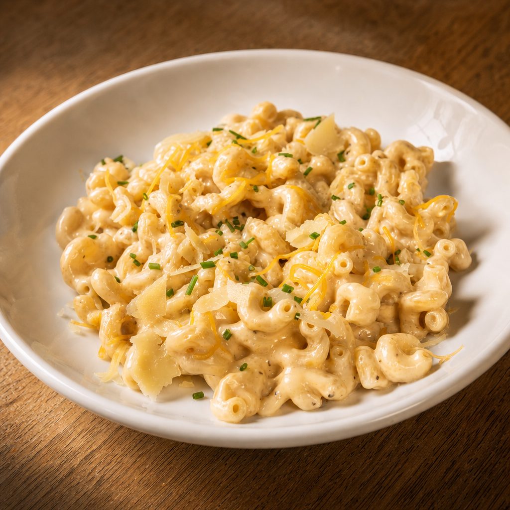 Mac N Cheese Entree.