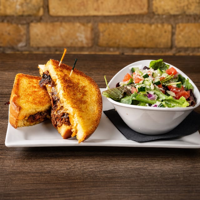 Pulled Bacon Grilled Cheese.