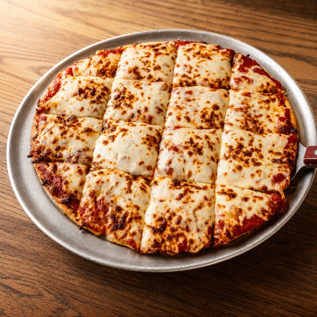12 Inch Cheese Pizza.