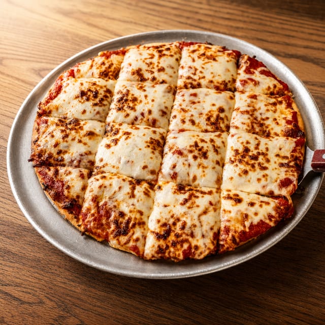 12 Inch Cheese Pizza.